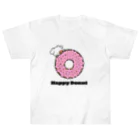 おいでよポトフスキー村のhappy donut ヘビーウェイトTシャツ