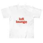 Lofi LoungeのLofi Lounge 赤 ヘビーウェイトTシャツ
