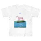 コトウミクの陸の馬 Heavyweight T-Shirt
