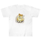 miiinikoの柴犬のえーあいくん ヘビーウェイトTシャツ