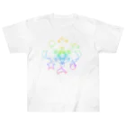 Metatron’s Cube Cosmosのメタトロンキューブと海の生き物たち Heavyweight T-Shirt