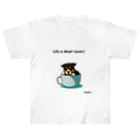 MugZooの【MugZoo】シリーズ #03 ワンちゃん ヘビーウェイトTシャツ