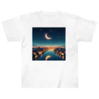 Rパンダ屋の「夜景グッズ」 Heavyweight T-Shirt