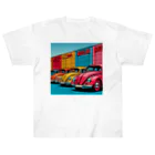 aircooled3のレトロポップなワーゲン ヘビーウェイトTシャツ