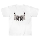 猫は正義♡のやんちゃな子猫 Heavyweight T-Shirt