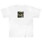 kokin0の水辺を走る犬 dog runnning on the water Heavyweight T-Shirt