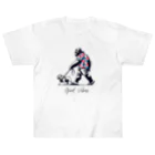 GORILLA_CLUBのお散歩ゴリー ヘビーウェイトTシャツ