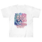 AQUAMETAVERSEのアイドルフラワーズ　なでしこ1478 Heavyweight T-Shirt