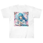 yozoraniyumeoの魔法マジシャン少女 Heavyweight T-Shirt