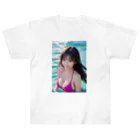 デジタル美女アートのAI美女グラビア11 Heavyweight T-Shirt