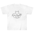 ぴょんぴょんの笑ってるデグーのイラスト Heavyweight T-Shirt