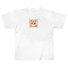 cutycatの恥ずかしがり屋のネコちゃん Heavyweight T-Shirt