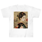 楚々想 so-so-soのUkiyo-e : Beautiful Japanese Girls ヘビーウェイトTシャツ