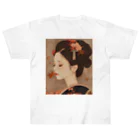 楚々想 so-so-soのUkiyo-e : Beautiful Japanese Girls ヘビーウェイトTシャツ