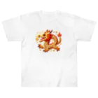 ドラゴンとわたしの幸運のドラゴンクッキー Heavyweight T-Shirt