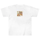 tattat259のカフェでくつろぐ女の子 Heavyweight T-Shirt