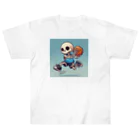 Oz techのスカルフープ：ゴーストプレイヤーのダンクショット Heavyweight T-Shirt