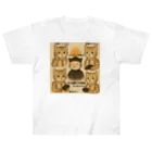 wabi_sabi利休庵の🐾天正遣欧少年使節🐾 Heavyweight T-Shirt