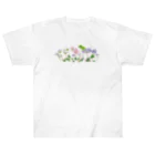 外山康雄　野の花館の雪割草 Heavyweight T-Shirt