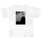 サンセットの松本城 Heavyweight T-Shirt