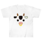 フォーヴァの干支アップ-丑-animal up-アニマルアップ- Heavyweight T-Shirt