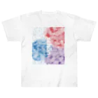 schonの紫陽花と雨 Heavyweight T-Shirt