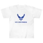 rikunosukeshopのU.S.A.F ロゴ　アイテム Heavyweight T-Shirt