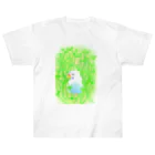 Lily bird（リリーバード）の豆苗まみれのセキセイちゃん Heavyweight T-Shirt