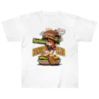 nidan-illustrationの"HUNGRY CLUB" ヘビーウェイトTシャツ