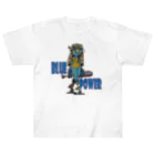 nidan-illustrationの“BLUE POWER” ヘビーウェイトTシャツ