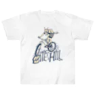 nidan-illustrationの"BITE the HILL" Heavyweight T-Shirt