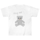 cocoartの雑貨屋さんの【Hug me】（白くま） ヘビーウェイトTシャツ