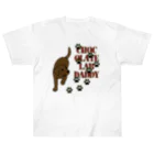 ハッピー・ラブラドールズのChocolate Lab Daddy　チョコレートラブラドール ヘビーウェイトTシャツ