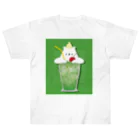 しろくま&ペンギン通信のしろくまクリームソーダ Heavyweight T-Shirt