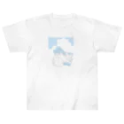 nya-mew（ニャーミュー）のねこのひとやすみ Heavyweight T-Shirt