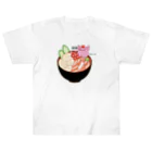 Draw freelyの居候　海鮮丼ver Heavyweight T-Shirt