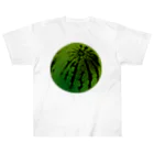 ヨープキャンが気になったのすいか -watermelon- 丸 ヘビーウェイトTシャツ