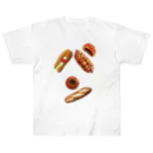 よだれ堂のパンで”パン”🥖🥯 ヘビーウェイトTシャツ