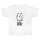 neguse511のSHIBA DOG　白 Heavyweight T-Shirt