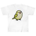 Cody the LovebirdのChubby Bird オキナインコ Heavyweight T-Shirt