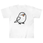 Cody the LovebirdのChubby Bird オキナインコ Heavyweight T-Shirt