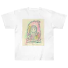 田中ひろみ(usagitv)のゆる仏画「不動明王」 Heavyweight T-Shirt