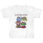 有明ガタァ商会のGATA&UDON ヘビーウェイトTシャツ