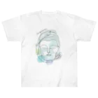 ドリゼラのおみやげ販売所のCompassion Buddha -Original- ヘビーウェイトTシャツ