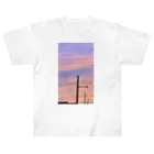 ありすの夕方の茜空青空 ヘビーウェイトTシャツ