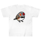 Cody the LovebirdのChubby Bird キンカチョウ ヘビーウェイトTシャツ