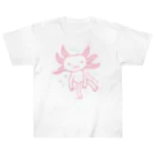 mincruのおとぼけ顔のウパさん_ピンクver Heavyweight T-Shirt