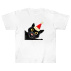 SHOP ベアたんの黒猫のやまとくん ヘビーウェイトTシャツ