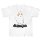 まめるりはことりのまったりセキセイインコちゃん【まめるりはことり】 Heavyweight T-Shirt