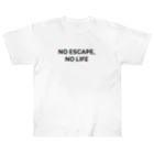 謎はないけど謎解き好きのお店のNO ESCAPE, NO LIFE ヘビーウェイトTシャツ